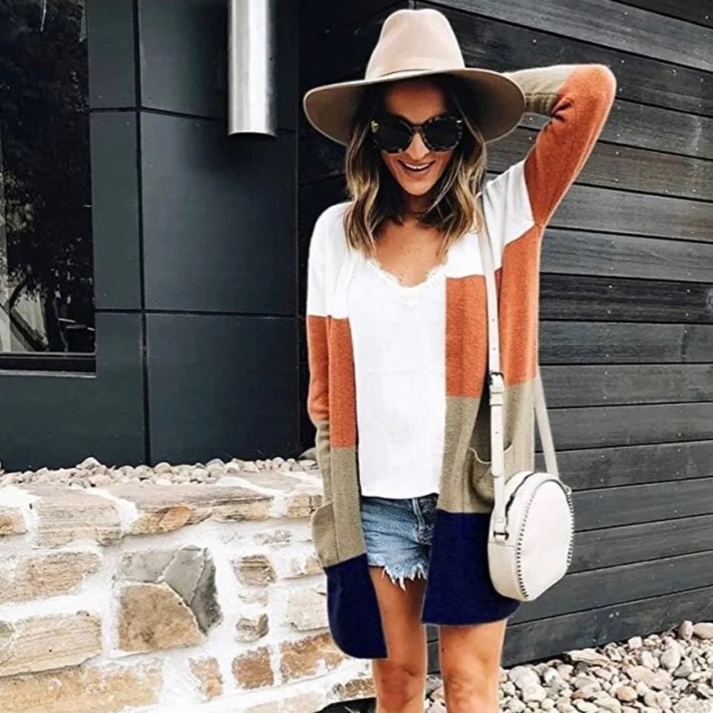 Colorblock Cardigan